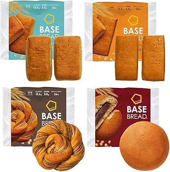 Amazon | 【腹持ち・ボリューム◎】ベースブレッド 4種 16袋 パン